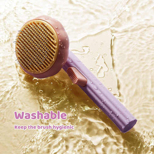 Self-Cleaning Pet Brush Grooming Comb for Cats and Dogs, Hair Shedding Tools for Tangled Hair