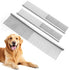 Biaungdo 3 Set, Pets(7.48 1.57 inch 6.3 1.1 inch) Pcs Dog Grooming Combs Metal Dog Comb for Removing Tangles and Knot