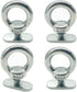 Kayak Track Mount Tie Down Eyelet Rail, 316 Stainless Steel Canoes, Boats, Ropes Accessories (4 Pack)