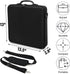 17 Set Pumtus Pool Ball Carrying Case, Billiard Balls Storage Bag with Handle & Adjustable Shoulder Strap, EVA Pool