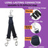 Pet Dog Grooming Belly Straps, Waterproof PVC Grooming Restraint for Bathing, Purple