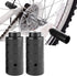 Oumefar 2PCS Steel Bicycle Foot Stand Pegs, Black BMX Axle Peg Replacement Accessory, 11 x 4cm / 4.33 x 1.57inch