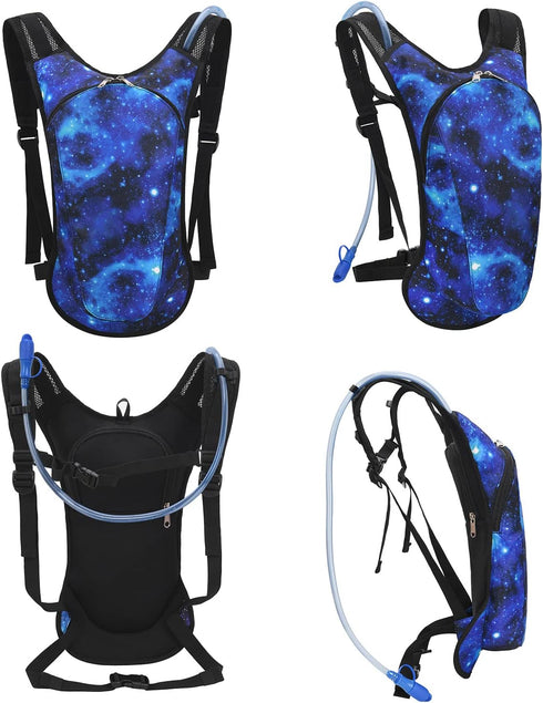 Roptat Hydration Backpack: Lightweight Pack with 2L Bladder for Women and Men Running, Riding, Biking