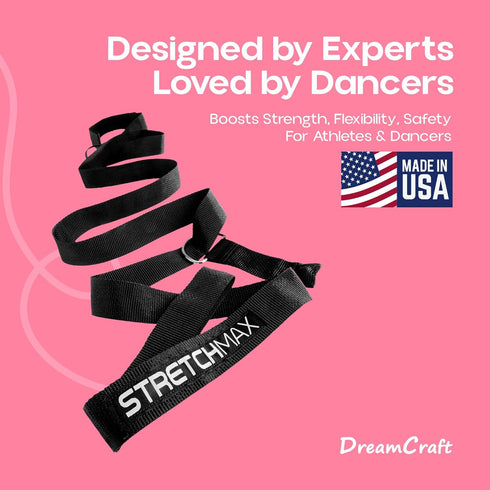 Leg Stretcher Strap, Stretch Bands for Exercise and Training, Flexibility Equipment, Gymnastics Stretching Strap