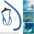 Vbestlife Swimming Front Mounted Snorkel, Silicone Mouthpiece Swim Training Gear for Adult Swimmers