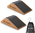 Squat Wedge Block 2PCS Non-Slip Ramp, Professional Squat Platform for Heel Elevated Squats and Calf Raises