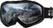 OutdoorMaster OTG Ski Goggles for Men, Women & Youth - Over Glasses, 100% UV Protection