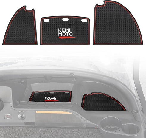 KEMIMOTO Golf Cart Dash Mats - Compatible with Club Car Precedent (2004-2023) and Onward&Tempo (2007-2023)