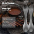 OUTXE Titanium 2 in 1 Fork and Spoon Combo - 2-Pack Ultra Lightweight Camping Utensil, Eco-Friendly Spork