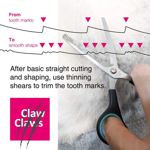 7 inch Thinning Scissors with 26-Teeth Stainless Steel Blades for Home Hair Cutting