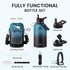 64oz 48H, RAYMYLO Insulated Water Bottle, Triple Wall Vacuum Stainless Steel Water Bottles - Keeps Cold Reusable Half