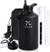 One Gallon Insulated Water Bottle, Vacuum Stainless Steel, 128 oz Leak Proof Jug with Paracord Handle