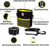 Premium Dog Treat Pouch - Training Treat Bag with Clicker, Collapsible Bowl, Adjustable Straps & Belt Clip for Dogs