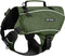 OneTigris Y-Shaped Dog Backpack, Lightweight Hiking Gear with Handle, Pockets & No Pull D-Rings (Large, Green)