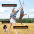 LOOBANI Flirt Pole for Dogs, 48.8in Extendable Teaser Wand with Detachable Interactive Toys