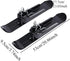 Generic Stroller Skis - Lightweight Easy Installation Scooter Sled, Winter Outdoor Downhill Flat Sandy, Kid Boys Girls
