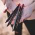 Wise Owl Outfitters Heavy Duty Tent Stakes for Outdoor Tent & Tarp, Available in 12pk or 16pk Black