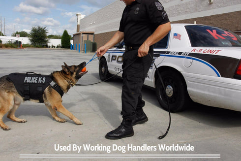 K-9 K-9 The Nero Ball Classic TM - Ball On a Rope Reward and Exercise Toy - Police - Schutzhund