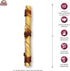 10 Pack Wild Eats Water Buffalo Jerky Wrapped Cheek Twist Dog Chews - (Healthy Alternative for Beef Rawhides for Dogs