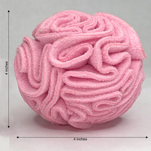 Puppy and Small Breed Snuffle Interactive Foraging Dog Puzzle Ball Toy - Pink