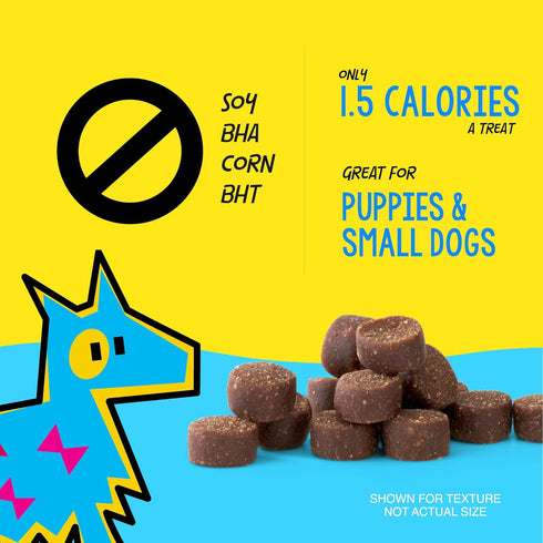 Crazy Dog Mini Train-Me! Training Treats, 10 oz. Bag, Beef Flavor, 500 Treats per Bag