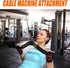 LAT Pull Down Bar for Cable Machine, T Bar V Bar Pulldown Attachments, Back Tricep Bar Strength Training Handle