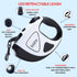 Retractable Dog Leash with Built-in LED Light, Tangle Free, 10 Ft Long for Small to Medium Dogs up to 44 Lbs