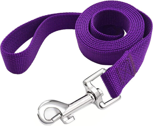 6 FT Strong Dog Leash, Nylon for Small Medium Large Dogs