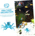 Fish Tank Landscaping Octopus - Glowing Aquarium Decorations for Ocean Office