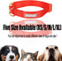 Babole Red Nylon Dog Collars for Small Puppy, 13 Colors Adjustable Soft Comfortable Pet Collars with Safety Metal