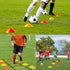 Speed Agility Ladder Training Set, Soccer Football Equipment includes 12 Rung 20Ft Ladder, 12 Disc Cones, Carry Bag