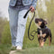 KCUCOP Tactical Dog Collar with Handle, Adjustable Military Collar with Metal Buckle and Patches for Large Dogs