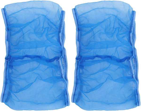 2Pcs Bird Cage Cover Seed Catcher, Lightweight Soft Airy Polyester Mesh Skirt Guard for Universal Parrots Cage