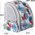 Bird Carrier Backpack with Wooden Stand Perch, Multi-Colored Bird Travel Carrier Backpack