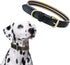 Mile High Life | Genuine Leather Dog Collar | Heavy Duty Canvas Dog Collars with Adjustable Rust-Proof Metal Pin Buckle | Boy Dog Collars for Large Dogs(Pin Buckle-Black)