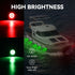 IP68 Boat Navigation Lights, Marine Boat Nav Lights, Red and Green Bow Lighting, Night Fishing Lights, Deck Lights