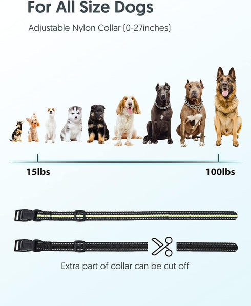 PATPET Dog Training Collar, Rechargeable with Remote for Medium Large Dogs, 1000Ft Range, 3 Training Modes, IPX7