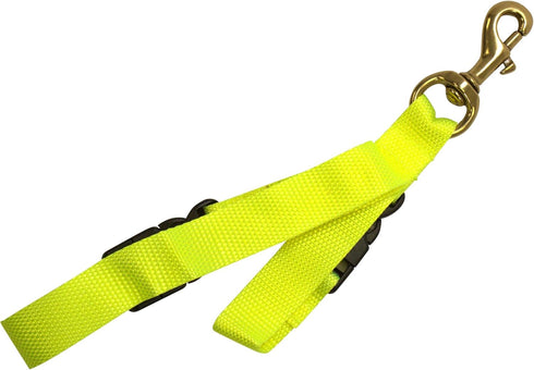 Scuba Choice Diving BC Fin & Mask Keeper with Quick Release Lanyard – Yellow/Black, Adjustable Straps