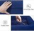 Large Orthopedic Dog Bed, Waterproof with Removable Cover, 4-Sides Bolster Soft Sofa Bed, Washable, Rich Blue