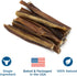 Best Bully Sticks 6 Inch All-Natural Thin Bully Sticks for Dogs - 24 Pack, 100% Grass-Fed Beef, Grain and Rawhide Free