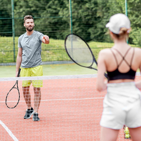HIRALIY Adult Recreational Tennis Rackets, 27 Inch Super Lightweight for Student Training, Includes 3 Tennis Balls