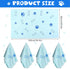 Chumia 4 Pcs Dog Towels for Drying Dogs, Microfiber Absorbent Towel for Medium Dogs Cats (Light Blue, 24 x 40 Inch)