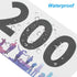 18x10 cm Durable Waterproof Running Bib Numbers - Multicolor
