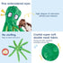 2 Pack Squeaky Dog Toys, Durable Octopus Plush No Stuffing Crinkle Pet Toys for Small, Medium, Large Dogs Teething