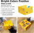 12 Randomly, Migipaws MigiBox Cat Toy with PopSkin, Interactive Kitten Toy for Indoor Cats, Automatic Pop Out Feathers