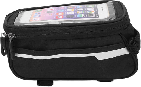 VBESTLIFE Waterproof Phone Bag, Large Storage Bike Handlebar Bag with Quick Release Design