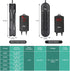 hygger 40-75 Gallon Aquarium Heater, 300W Quartz Submersible Fish Tank Heater with LED Display Controller