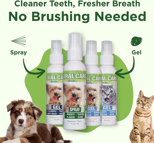 ADORE Pet, LLC 4 oz Adore Pet Complete Oral Care Gel for Dogs, Peppermint