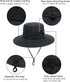 Kids Sun Hat with UV Protection, Beach Bucket for Boys & Girls, Wide Brim Safari Boonie Cap for Summer