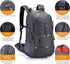 G4Free 45L Waterproof Hiking Travel Backpack with Rain Cover, Outdoor Camping Daypack for Men and Women